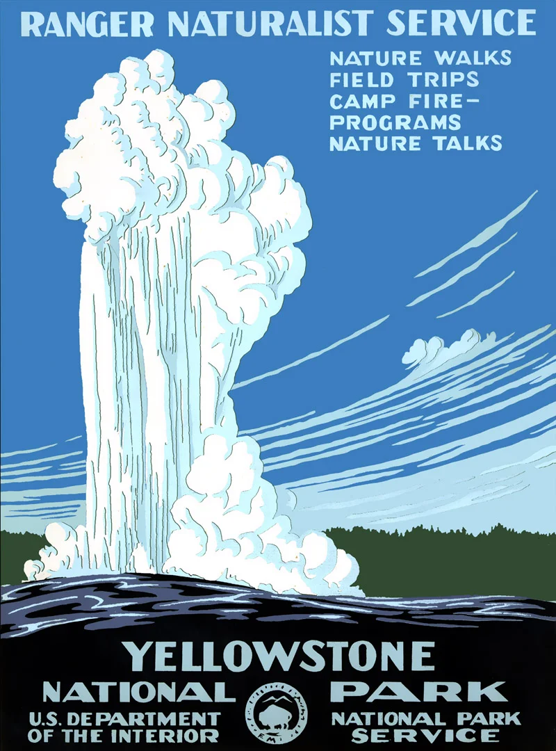 Affiche YellowStone Park
